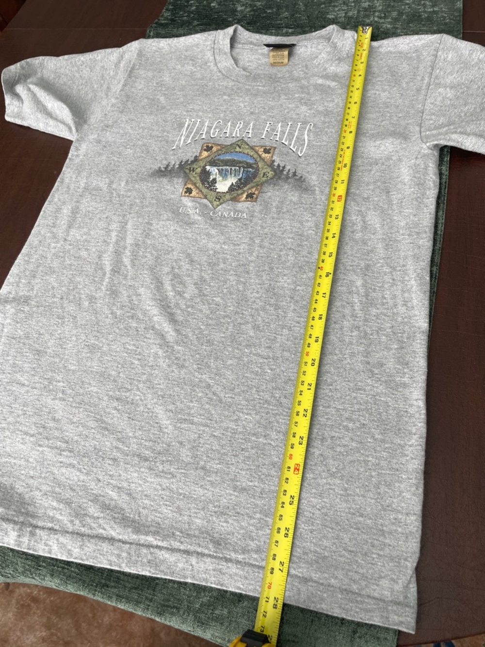 Niagara Falls Graphic Tee, Vintage Single Stitch- Gray - Picture 6 of 7